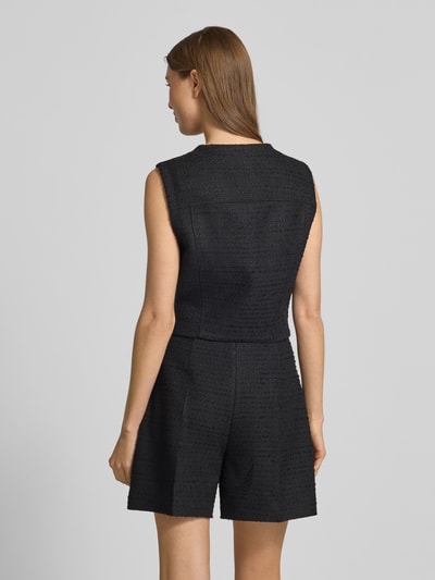 HUGO Weste mit Strukturmuster Modell 'Anoukari' Black 5
