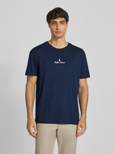 Polo Ralph Lauren T-shirt met labelstitching Marineblauw - 4