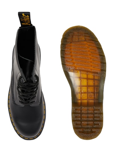 Dr. Martens Boots van leer, model '1460' Zwart - 4