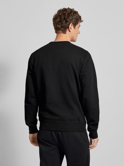 CHAMPION Sweatshirt mit Label-Stitchings Black 5