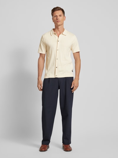 Jack & Jones Premium Regular fit vrijetijdsoverhemd met 1/2-mouwen, model 'BLASIMON' Offwhite - 1