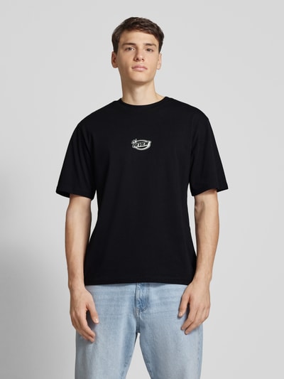 REVIEW T-Shirt mit Label-Print Black 4