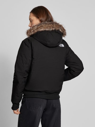 The North Face Jack met labelstitching, model 'Artic Bomber' Zwart - 5