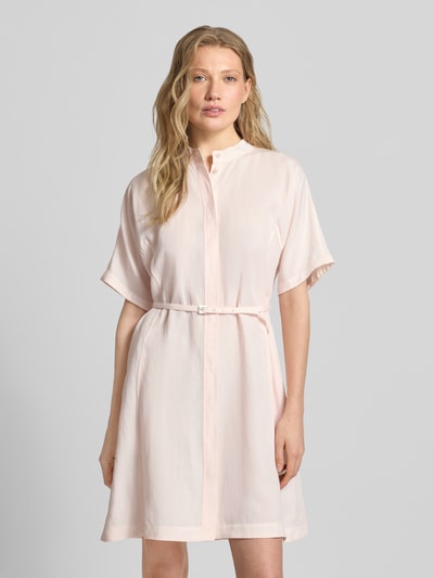 BOSS Tailliertes Freizeitkleid aus Lyocell-Leinen-Mix Modell 'DALINIA'  Rose 4