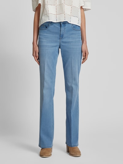 Gardeur Bootcut jeans in 5-pocketmodel, model 'Zuri' Lichtblauw - 4