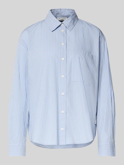 Marc O'Polo Denim Relaxed Fit Langarmbluse aus reiner Baumwolle Bleu 2