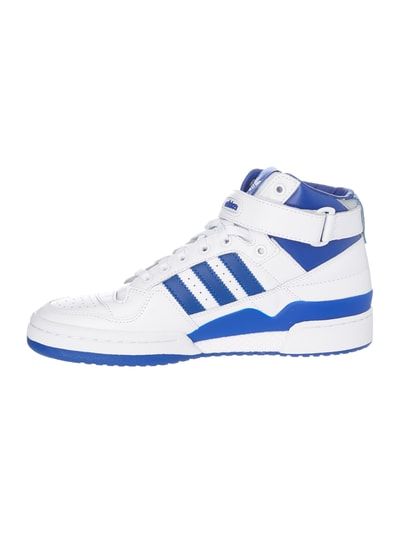 adidas Originals High Top Sneaker aus echtem Leder Weiss 3