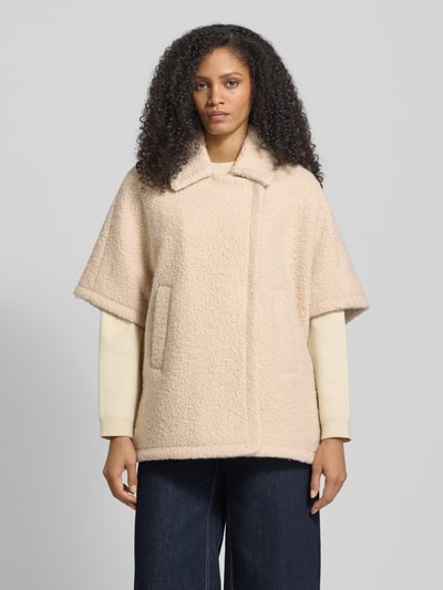 Milano Italy Kurtka z rękawem o dł. 1/2 i wykładanym kołnierzem Złamany biały 4