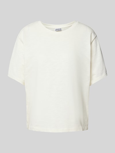 JAKE*S STUDIO WOMAN T-shirt in effen design Offwhite - 2