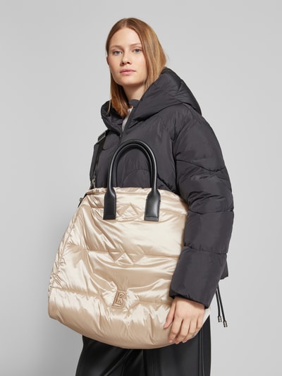 BOGNER Torba tote z detalem z logo model ‘Malina’ Piaskowy 1