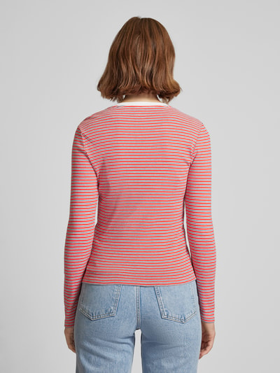 Levi's® Longsleeve mit Label-Patch Modell 'ESSENTIAL' Rot 5