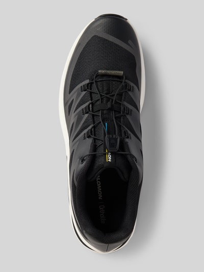 Produktfoto, Sneaker mit Logo Modell 'XT-EVR' von Salomon, schwarze Schnürung, abgerundete Spitze, profilierte Sohle, Oberansicht, Herren Sneaker