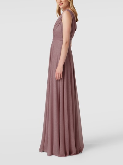 TROYDEN COLLECTION Abendkleid mit Taillenpasse Mauve 4