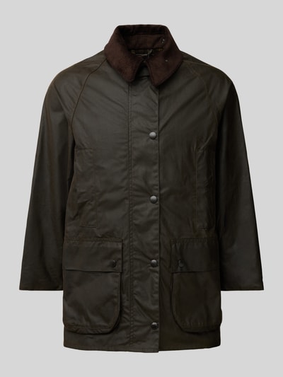 Barbour Kurtka woskowana o kroju oversized model ‘BEAUFORT WAX’ Oliwkowy 2