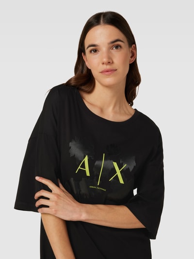 ARMANI EXCHANGE Minikleid mit Label-Print Black 3