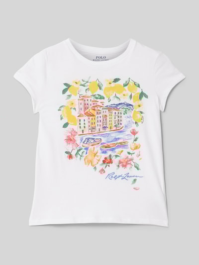 Polo Ralph Lauren Teens T-Shirt mit Motiv-Print Weiss 1