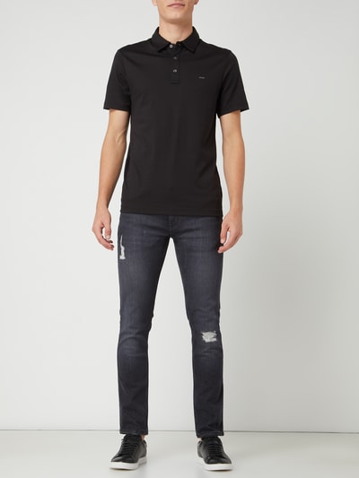 Michael Kors Poloshirt aus Jersey Black 1