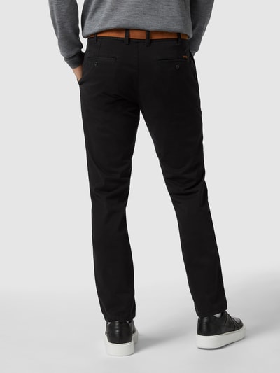 MCNEAL Chino mit Stretch-Anteil und Gürtel  Schwarz 5