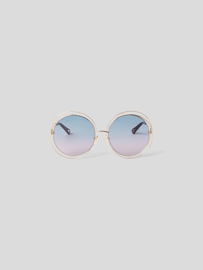 Chloé Sonnenbrille im Metallic-Look Gold 2