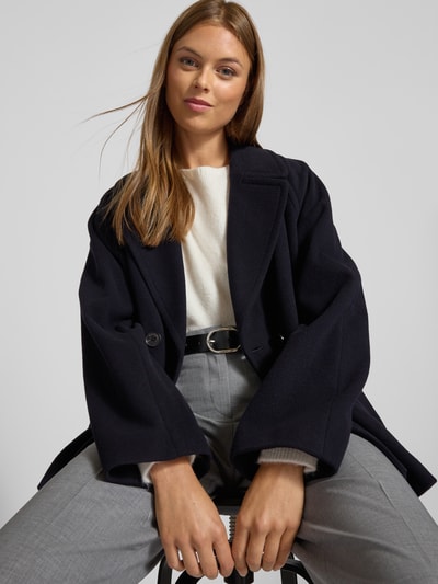 Marc O'Polo Regular Fit Wolljacke mit doppelreihiger Knopfleiste Marine 3