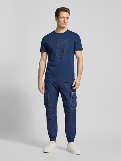 Antony Morato T-Shirt mit Motiv-Print Dunkelblau 1