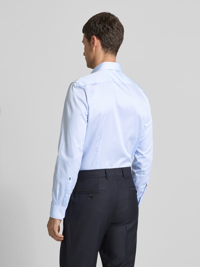 SEIDENSTICKER Koszula biznesowa o kroju slim fit z kołnierzykiem typu kent Błękitny 5