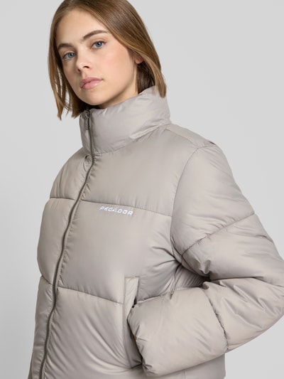 Pegador Steppjacke mit Stehkragen Modell 'GEORGIA' Mittelgrau 3