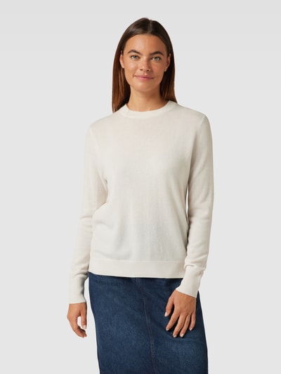 Jake*s Casual Gebreide pullover met ronde hals Offwhite - 4