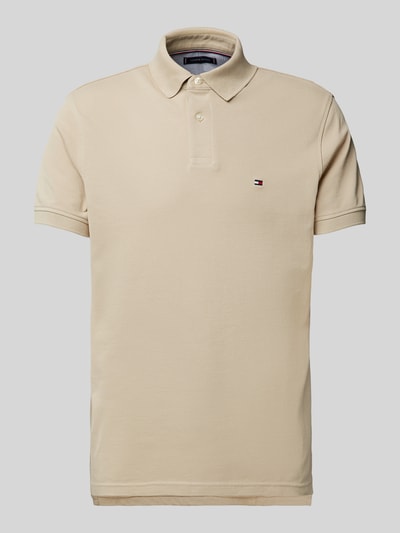 Tommy Hilfiger Regular fit poloshirt met labeldetail Beige - 2