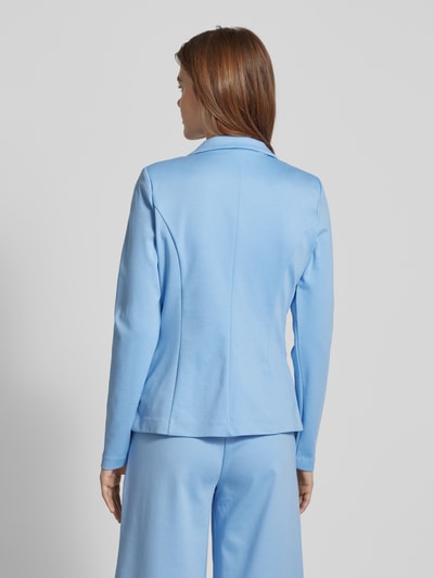 ICHI Slim fit blazer met paspelzakken, model 'KATE' Lichtblauw - 5