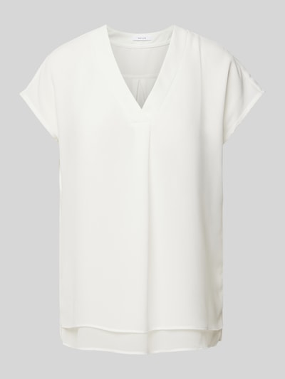 OPUS Blusenshirt mit V-Ausschnitt Modell 'Feliso' Offwhite 2