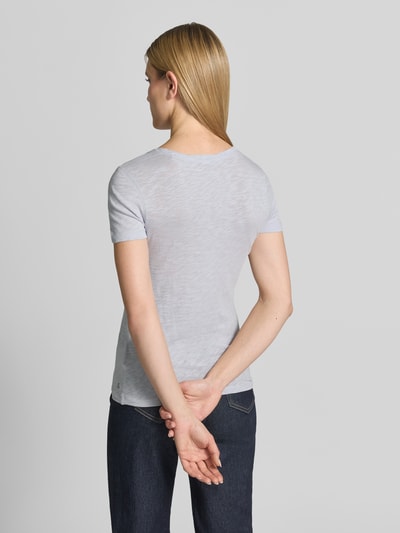 Marc O'Polo Regular Fit T-Shirt aus reiner Baumwolle Hellblau 5
