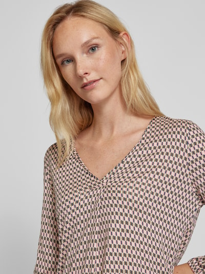 OPUS Shirt met 3/4-mouwen, model 'Sannah' Rosé - 3