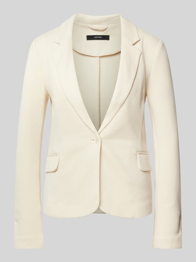 Vero Moda Regular Fit Blazer mit Baumwoll-Anteil Modell 'JULIA' Offwhite 2