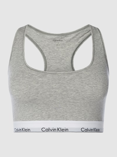 Calvin Klein Underwear Plus Bralette mit elastischem Logo-Bund Mittelgrau meliert 2