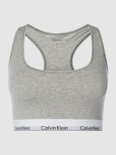 Calvin Klein Underwear Plus Bralette mit elastischem Logo-Bund Mittelgrau Melange 2