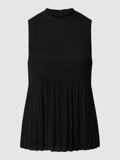 s.Oliver BLACK LABEL Blousetop met plissévouwen  Zwart - 2