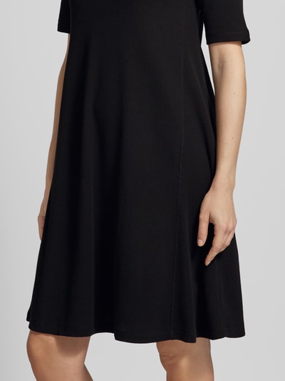 Marc O'Polo Knielanges Kleid in unifarbenem Design Black 3