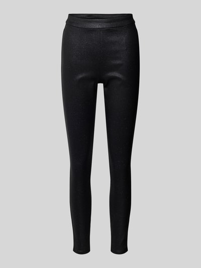 s.Oliver BLACK LABEL Skinny fit broek van viscosemix Zwart - 2