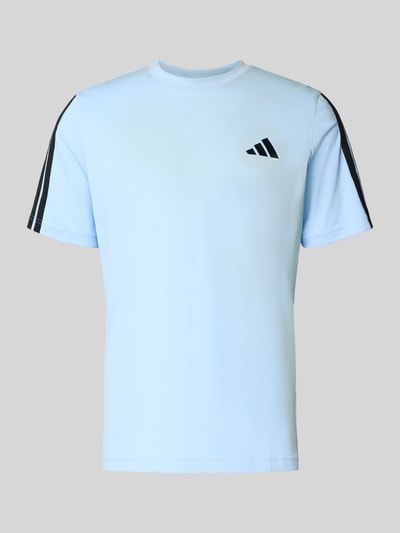 adidas Sportswear T-shirt met labelprint Lichtblauw - 2