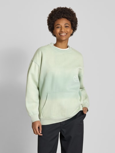ANOTHER COTTON LAB Oversized Sweatshirt mit Känguru-Tasche Modell 'Matcha' Schilf 4
