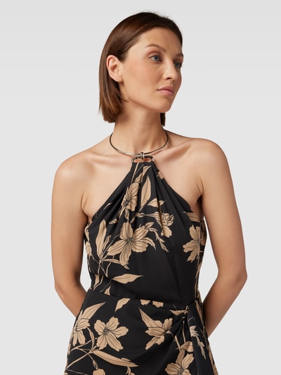 Lauren Ralph Lauren Midi-jurk met bloemenmotief, model 'CALHANIS' Zwart - 3