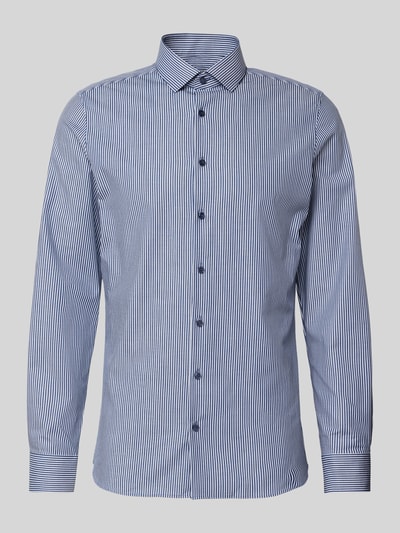 OLYMP Level Five Slim fit zakelijk overhemd met new-kentkraag Marineblauw - 2