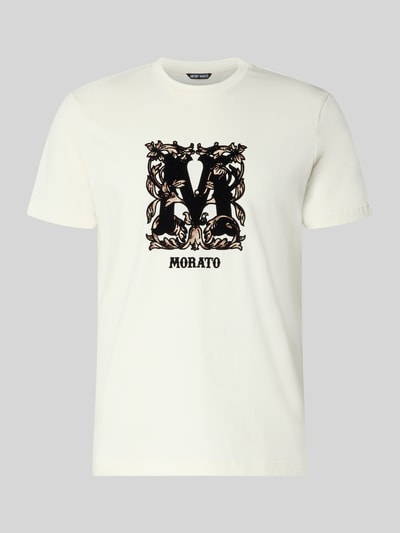 Antony Morato Regular Fit T-Shirt aus reiner Baumwolle Offwhite 1