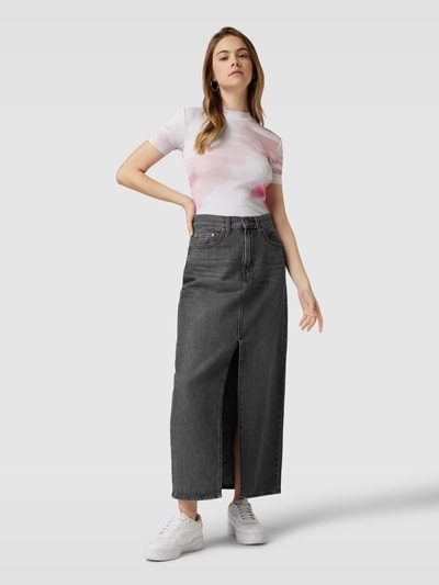 Levi's® Jeansrok in 5-pocketmodel Antraciet - 1