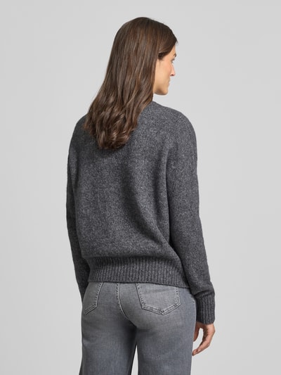 Weekend Max Mara Comfort fit gebreide pullover van wolmix, model 'VISITA' Antraciet - 5