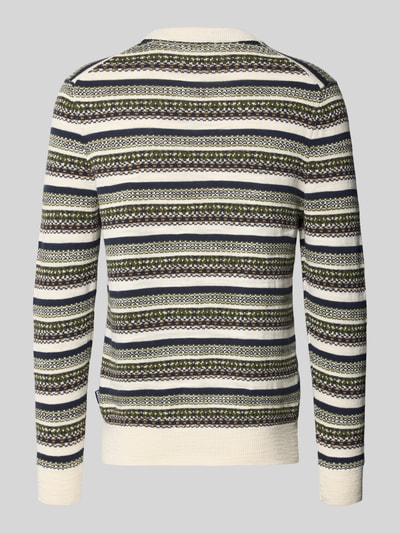 Barbour Loose fit gebreide pullover van puur katoen Offwhite - 5