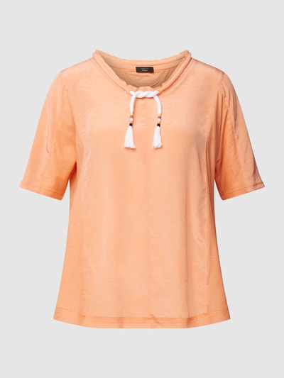 Marc Cain T-Shirt mit Tunnelzug Apricot 2