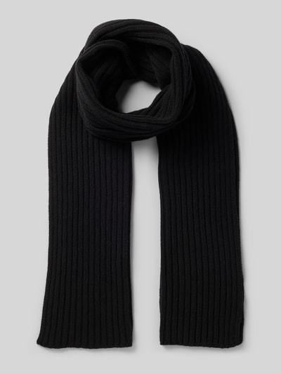 Peuterey Sjaal met kasjmier, model 'ANIS' Zwart - 1