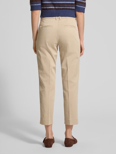 Brax Straight fit stoffen broek Met lyocell Model 'Mara' Zand - 5